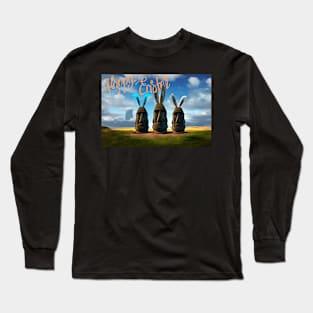 Happy Easter Moai Long Sleeve T-Shirt